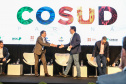 O Governador Carlos Massa Ratinho Junior participa neste sábado (29) do 6º COSUD (Consórcio de Integração Sul e Sudeste) em Foz do Iguaçu.  Foz do Iguaçu, 29/02/2020 - Foto: Geraldo Bubniak/AEN