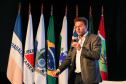 Palestra com o economista Eduardo Moreira. Governadores de sete estados participam neste sábado (29), em Foz do Iguaçu, do sexto encontro do Consórcio de Integração Sul e Sudeste (Cosud). O encontro acontece no Hotel Wish.   29/02/2020 -  Foto: Geraldo Bubniak/AEN