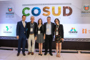 Governadores de sete estados participam neste sábado (29), em Foz do Iguaçu, do sexto encontro do Consórcio de Integração Sul e Sudeste (Cosud). O encontro acontece no Hotel Wish.   29/02/2020 -  Foto: Geraldo Bubniak/AEN