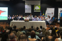 A Secretaria do Desenvolvimento Sustentável e do Turismo e o Instituto Água e Terra promoveram nessa quinta e sexta-feira (05 e 06), em Cornélio Procópio e Arapongas, o evento Caravana do ICMS Ecológico. O objetivo dos encontros foi apresentar aos municípios como funcionam os cálculos do ICMS Ecológico por biodiversidade e por mananciais, quais são os benefícios que este instrumento pode gerar aos municípios, os critérios para participar e as metodologias utilizadas nos cálculos. Foto:SEDEST