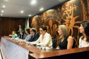 As Secretarias de Estado da Saúde e da Segurança Pública e Administração Penitenciária do Paraná renovam termo de cooperação técnica para o atendimento integral e humanizado às pessoas em situação de violência sexual. Foto: Antonio Américo/SESA