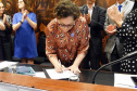As Secretarias de Estado da Saúde e da Segurança Pública e Administração Penitenciária do Paraná renovam termo de cooperação técnica para o atendimento integral e humanizado às pessoas em situação de violência sexual. Foto: Antonio Américo/SESA
