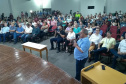 Gerente Renato Bueno fala dos investimentos feitos na cidade. Foto: Sanepar
