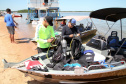 A paisagem do rio Paraná é cinematográfica. Os quilômetros que separam uma margem da outra são uma imensidão de tons de verde, mesclando na água as cores das árvores que povoam as centenas de ilhas locais. De perto, o verde da água se torna transparente, cristalino, despertando a curiosidade para as profundezas do segundo maior rio da América do Sul. Foto: Ari Dias/AEN