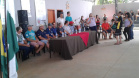 A Associação dos Pequenos Produtores e Moradores do Bairro Salto Fogueira, em Borrazópolis, na região Central do Paraná, ganhou neste domingo (15) um Centro de Turismo Rural com refeitório, cozinha industrial e agroindústria de panificados. O empreendimento foi possível graças ao repasse de R$ 420 mil pela Secretaria de Estado da Agricultura e do Abastecimento, dentro do Programa Pró-Rural. Foto:SEAB