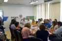 Equipe técnica da Secretaria de Estado da Saúde e médicos de diversos órgãos, instituições de ensino e hospitalares, produziram uma série de recomendações para o enfrentamento da pandemia pelo coronavírus. A reunião teve como proposta a elaboração de documento complementar e detalhado sobre estratégias e ações para os cenários possíveis na evolução e crescimento de casos da Covid-19 no Paraná. Foto:SESA