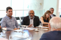 O Governador Carlos Massa Ratinho Junior recebe nesta quinta-feira (19),  representantes do Tribunal de Contas, Ministério Publico, Assembléia Legislativa e secretários de Estado para reunião de efeitos da Pandemia no Estado,  Curitiba, 19/03/2020 - Foto: Geraldo Bubniak/AEN