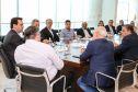 O Governador Carlos Massa Ratinho Junior recebe nesta quinta-feira (19),  representantes do Tribunal de Contas, Ministério Publico, Assembléia Legislativa e secretários de Estado para reunião de efeitos da Pandemia no Estado,  Curitiba, 19/03/2020 - Foto: Geraldo Bubniak/AEN