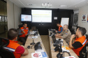 Soldados do Exército, militares estaduais, coordenadores municipais da Defesa Civil do Paraná, radioamadores voluntários e agentes de saúde municipais realizam uma grande ação de combate à dengue em 17 cidades do Estado. Foto: Gilson AbreuAEN
