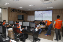 Soldados do Exército, militares estaduais, coordenadores municipais da Defesa Civil do Paraná, radioamadores voluntários e agentes de saúde municipais realizam uma grande ação de combate à dengue em 17 cidades do Estado. Foto: Gilson AbreuAEN