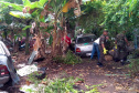 Soldados do Exército, militares estaduais, coordenadores municipais da Defesa Civil do Paraná, radioamadores voluntários e agentes de saúde municipais realizam uma grande ação de combate à dengue em 17 cidades do Estado. Foto: Defesa Civil