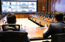 O governador Carlos Massa Ratinho Junior participou nesta segunda-feira (23) de uma videoconferência com o ministro da Infraestrutura, Tarcísio de Freitas, juntamente com os demais governadores dos estados que formam o Consórcio de Integração Sul e Sudeste (Cosud).