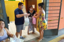 As mudanças de atitude da sociedade provocadas pelo novo coronavírus não paralisaram as atividades de associações de produtores rurais, responsáveis pela alimentação, sobretudo de famílias mais carentes. O comprometimento também mantém em atividade centenas de servidores estaduais que ajudam na tarefa de forma presencial ou em teletrabalho. Foto:SEAB