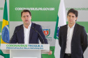 O governador Carlos Massa Ratinho Junior anunciou nesta terça-feira (24) um pacote social de R$ 400 milhões para ajudar famílias paranaenses mais vulneráveis a enfrentarem a pandemia do novo coronavírus. Foto: Gilson Abreu/AEN