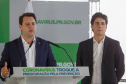 O governador Carlos Massa Ratinho Junior anunciou nesta terça-feira (24) um pacote social de R$ 400 milhões para ajudar famílias paranaenses mais vulneráveis a enfrentarem a pandemia do novo coronavírus. Foto: Gilson Abreu/AEN