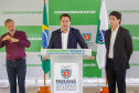 O governador Carlos Massa Ratinho Junior anunciou nesta terça-feira (24) um pacote social de R$ 400 milhões para ajudar famílias paranaenses mais vulneráveis a enfrentarem a pandemia do novo coronavírus. Foto: Gilson Abreu/AEN