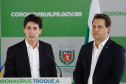 O governador Carlos Massa Ratinho Junior anunciou nesta terça-feira (24) um pacote social de R$ 400 milhões para ajudar famílias paranaenses mais vulneráveis a enfrentarem a pandemia do novo coronavírus. Foto: Gilson Abreu/AEN