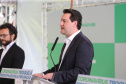 O Governador Carlos Massa Ratinho Junior em pronunciamento nesta sexta-feira (27/03),  para anunciar medidas econômicas que o Governo do Estado adota para estimular a atividade produtiva e reduzir os impactos causados pela pandemia do novo coronavírus na economia.  Curitiba, 27/03/2020 - Foto: Geraldo Bubniak/AEN