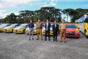 O Governador Carlos Massa Ratinho Junior entrega nesta sexta-feira (27/03),  118 viaturas para equipes da Policia Militar e Bombeiros  para auxiliar no combate a pandemia do novo coronavírus.  Curitiba, 27/03/2020 - Foto: Geraldo Bubniak/AEN