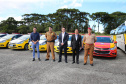 O Governador Carlos Massa Ratinho Junior entrega nesta sexta-feira (27/03),  118 viaturas para equipes da Policia Militar e Bombeiros  para auxiliar no combate a pandemia do novo coronavírus.  Curitiba, 27/03/2020 - Foto: Geraldo Bubniak/AEN
