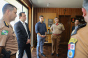 O Governador Carlos Massa Ratinho Junior entrega nesta sexta-feira (27/03),  118 viaturas para equipes da Policia Militar e Bombeiros  para auxiliar no combate a pandemia do novo coronavírus.  Curitiba, 27/03/2020 - Foto: Geraldo Bubniak/AEN