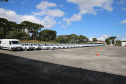 O Governador Carlos Massa Ratinho Junior entrega nesta sexta-feira (27/03),  118 viaturas para equipes da Policia Militar e Bombeiros  para auxiliar no combate a pandemia do novo coronavírus.  Curitiba, 27/03/2020 - Foto: Geraldo Bubniak/AEN