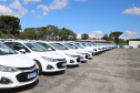 O Governador Carlos Massa Ratinho Junior entrega nesta sexta-feira (27/03),  118 viaturas para equipes da Policia Militar e Bombeiros  para auxiliar no combate a pandemia do novo coronavírus.  Curitiba, 27/03/2020 - Foto: Geraldo Bubniak/AEN