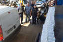 IPEM-PR doa lote de álcool gel para Defesa Civil, em Londrina. Foto: Ipem