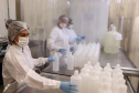&#8203;Tecpar começa a produzir álcool antisséptico para o Governo. Foto: Tecpar