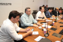  Governadores dos estados que forma o Consórcio de Integração Sul e Sudeste (Cosud) se reuniram nesta quinta-feira (02/04), por meio de videoconferência, para debater questões de saúde e impactos econômicos provocados pela pandemia do novo coronavírus.

Foto: Ari Dias/AEN