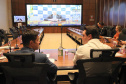 Governadores dos estados que forma o Consórcio de Integração Sul e Sudeste (Cosud) se reuniram nesta quinta-feira (02/04), por meio de videoconferência, para debater questões de saúde e impactos econômicos provocados pela pandemia do novo coronavírus.

Foto: Ari Dias/AEN