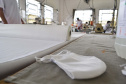 Presos do Paraná produzem materiais de proteção individual. Foto: José Leocádio