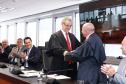 O governador Carlos Massa Ratinho Junior participou nesta quarta-feira (8) da posse do novo procurador-geral de Justiça, Gilberto Giacoia. Ele foi nomeado pelo chefe do Poder Executivo no final de março,  após ter sido o candidato mais votado pelos membros do Ministério Público do Paraná (MP-PR). O evento contou com participação restrita e foi transmitido em tempo real pelo YouTube.