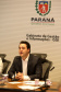 O governador Carlos Massa Ratinho Junior participou nesta quarta-feira (8) de uma videoconferência com presidentes de entidades sindicais estaduais e nacionais. O encontro serviu para estreitar o diálogo com as lideranças dos trabalhadores e teve como objetivo primordial a defesa dos empregos diante dos reflexos econômicos gerados pela pandemia do novo coronavírus. Foto: Ari Dias/AEN