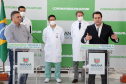 O governador Carlos Massa Ratinho Junior anunciou a ampliação da rede pública de atendimento hospitalar contra o novo coronavírus. Até esta quinta-feira (09/04), o Governo do Estado contratou 419 novos leitos adultos de UTI em todas as regiões, incluindo áreas dos hospitais universitários de Londrina, Maringá, Cascavel e Ponta Grossa. Foto: Ari Dias/AEN