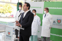 O governador Carlos Massa Ratinho Junior anunciou a ampliação da rede pública de atendimento hospitalar contra o novo coronavírus. Até esta quinta-feira (09/04), o Governo do Estado contratou 419 novos leitos adultos de UTI em todas as regiões, incluindo áreas dos hospitais universitários de Londrina, Maringá, Cascavel e Ponta Grossa. Foto: Ari Dias/AEN