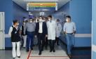 O governador Carlos Massa Ratinho Junior visita o  Hospital do Rocio, em Campo Largo. 