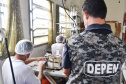 Presos já produziram 69 mil máscaras em menos de um mês. Foto: Depen