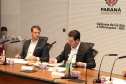 O governador Carlos Massa Ratinho Junior assinou um protocolo de intenções do Governo do Estado com a Companhia de Saneamento do Paraná (Sanepar), a Itaipu Binacional e o Parque Tecnológico Itaipu (PTI) para ampliar a qualidade ambiental nas bacias da região lindeira e a vida útil do Lago de Itaipu. O documento também estabelece o compartilhamento de dados e tecnologia para segurança de barragens e tratamento de efluentes e esgoto.Foto: Ari Dias/AEN