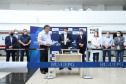 O governador Carlos Massa Ratinho Junior esteve nesta quinta-feira (23) no Hospital Regional Universitário dos Campos Gerais, em Ponta Grossa, e anunciou o repasse de mais de R$ 28 milhões para ações de combate ao novo coronavírus na região.