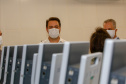 O governador Carlos Massa Ratinho Junior confirmou nesta sexta-feira (24) a contratação de 108 novos leitos para o Hospital Universitário de Maringá. O investimento é de R$ 15,3 milhões, sendo R$ 7,8 milhões para custeio para os próximos seis meses e R$ 7,5 milhões em equipamentos, mobília e insumos médicos.Foto: Gilson Abreu/AEN