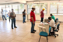 Trabalhadores do Porto de Paranaguá são imunizados contra a gripe. Foto: Claudio Neves/Portos do Paraná