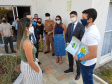 Blitz educativa aborda violência doméstica em condomínios. Foto:SEJUF