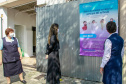 A primeira-dama Luciana Saito Massa, que preside o Conselho de Ação Solidária, participou da entrega das 4,6 mil máscaras, confeccionadas dos projetos Máscaras para Todos, Contagiando Sorrisos e Atitude 3D. Foto: Valdelino Pontes