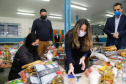 O Governo do Paraná entregou nesta sexta-feira (08) kits da merenda escolar para 231 mil alunos da Rede Estadual de Ensino cadastrados também no programa federal Bolsa Família
