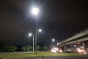 Viaduto de Paranaguá recebe novamente iluminação pública.Foto:DER