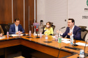 O governador Carlos Massa Ratinho Junior participou nesta quarta-feira (20) de uma videoconferência com o ministro do Desenvolvimento Regional, Rogério Marinho, e defendeu uma mudança no percentual de seguro-garantia (performance bond) para contratação de obras públicas. A matéria que estabelece este marco regulatório tramita no Senado Federal.