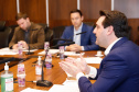 O governador Carlos Massa Ratinho Junior participou nesta quarta-feira (20) de uma videoconferência com o ministro do Desenvolvimento Regional, Rogério Marinho, e defendeu uma mudança no percentual de seguro-garantia (performance bond) para contratação de obras públicas. A matéria que estabelece este marco regulatório tramita no Senado Federal.