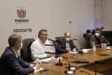 O Governo do Estado quer alinhar ações e estratégias para enfrentamento do coronavírus em todos os municípios vizinhos a Curitiba. A pedido da Associação dos Municípios da Região Metropolitana de Curitiba (Assomec) uma reunião nesta sexta-feira (22), por videoconferência, no Palácio Iguaçu, estabeleceu normas que devem ser postas em prática de forma conjunta pelas cidades para ampliar o alcance e a eficácia do combate ao vírus.
Foto Gilson Abreu/AEN