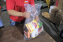 Servidores da Segurança arrecadam mais de 20 toneladas de alimentos. Foto:SESP
